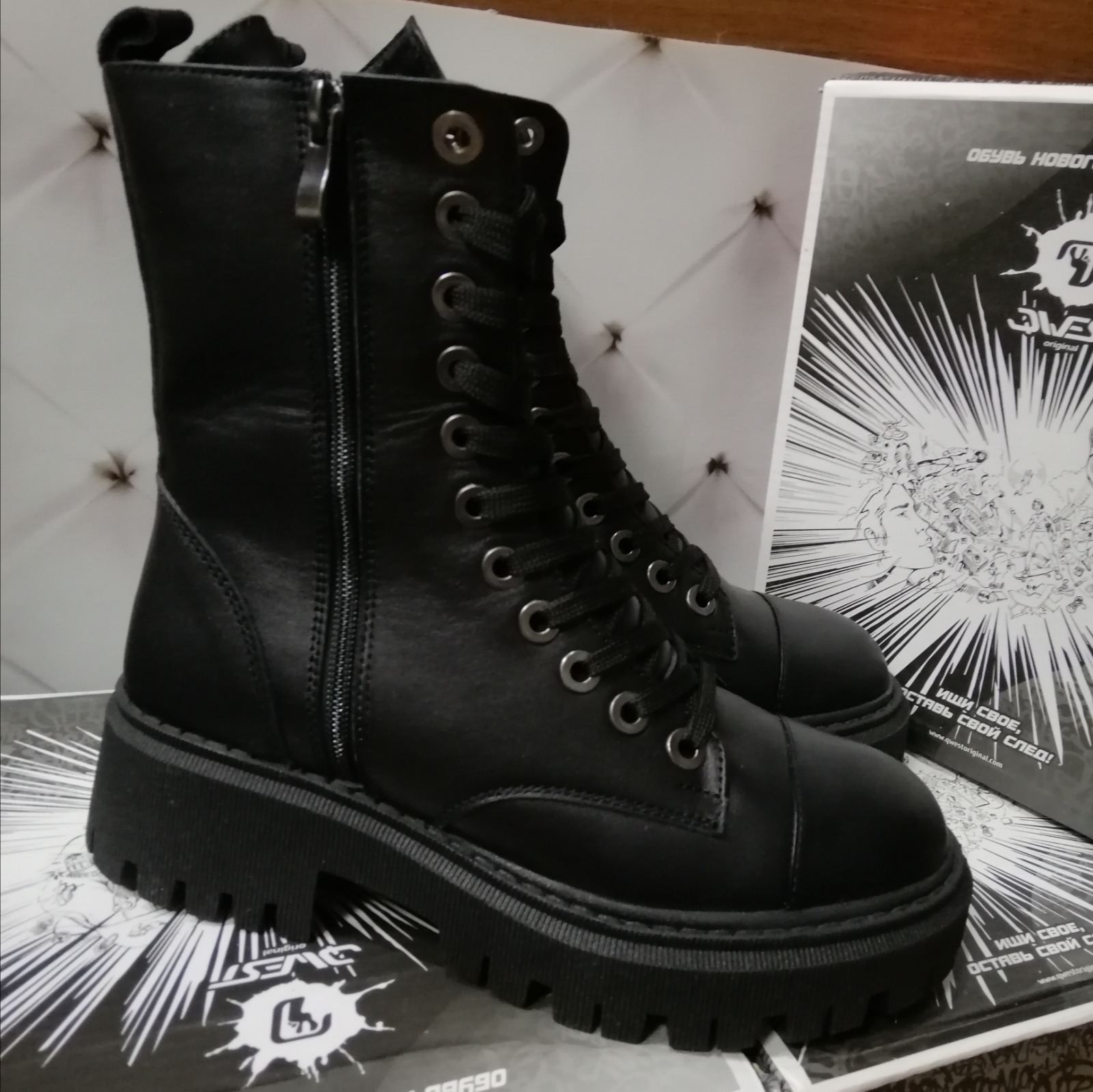 

Женские зимние ботинки Comfort 581 чёрные р.38-24,7 см