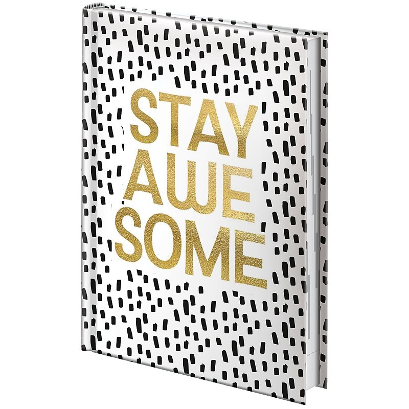 

Датированный ежедневник Brunnen Стандарт Графо Stay Awesome А5 336 страниц