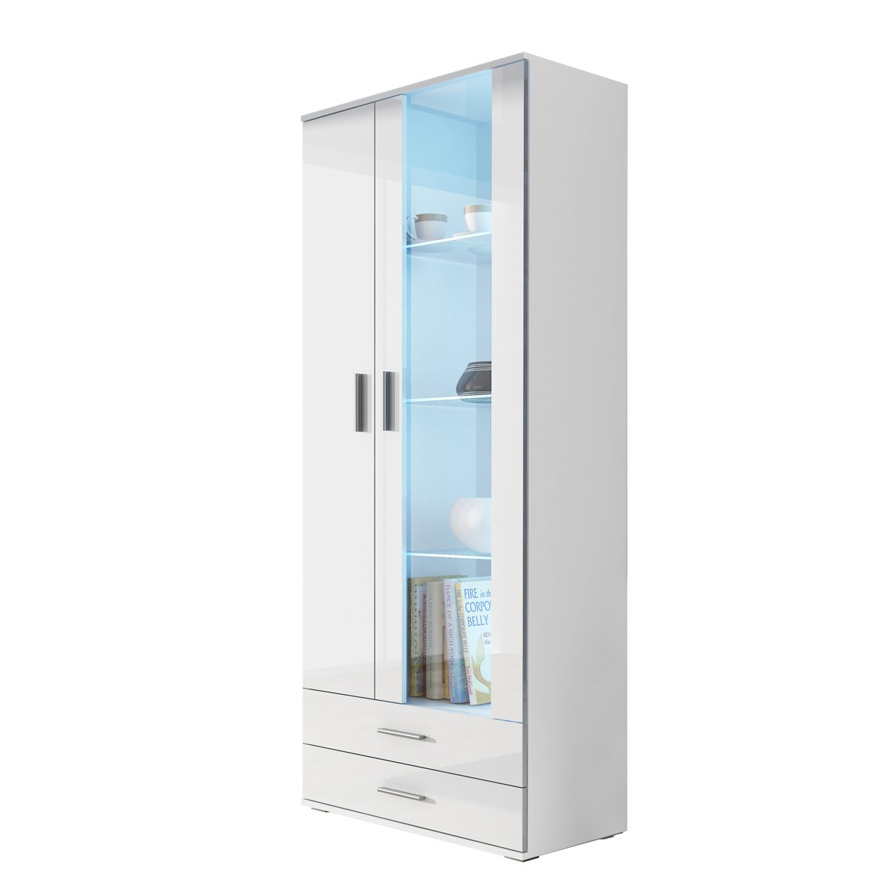 

Витрина Soho S6 Cama Белый матовый + Белый глянец