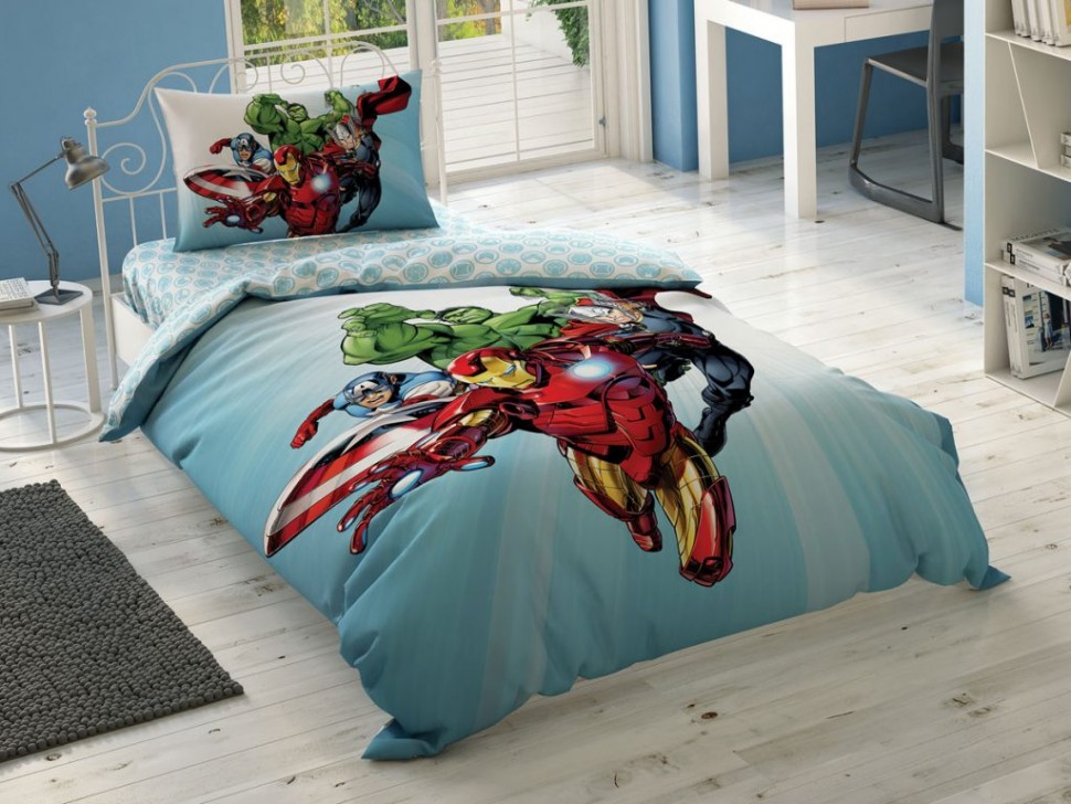 

Постельный комплект детский/подростковый TAC Avengers Heroes 60259517