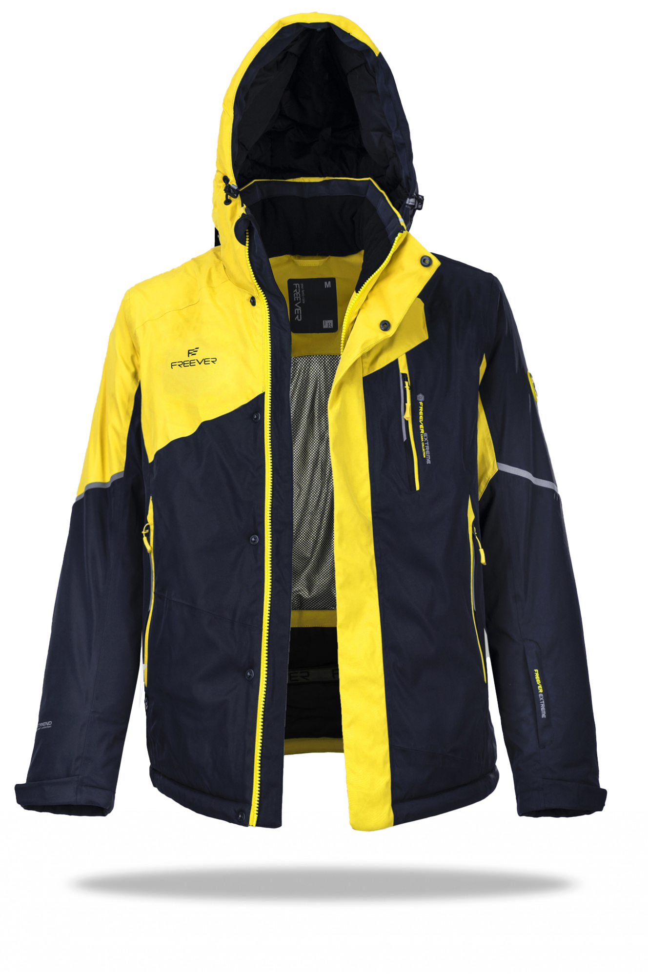 

Горнолыжная куртка мужская Freever WF 21710 желтая 3XL