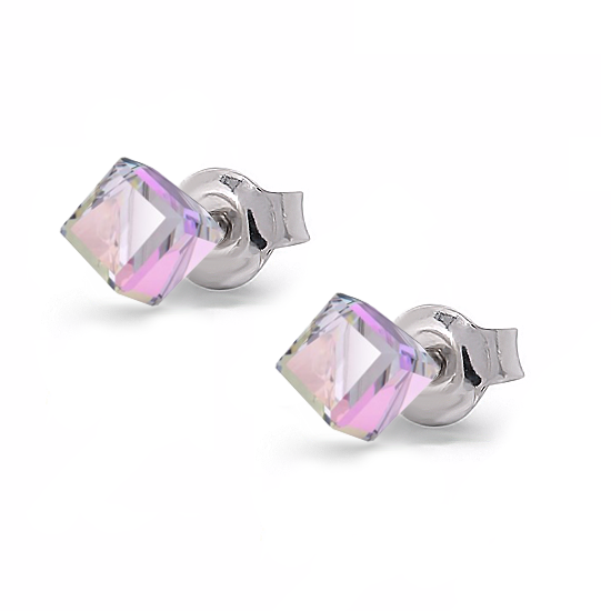 

Серьги KOBI KOSTKA 6x6 мм со Swarovski модели 7740-1080-14-32