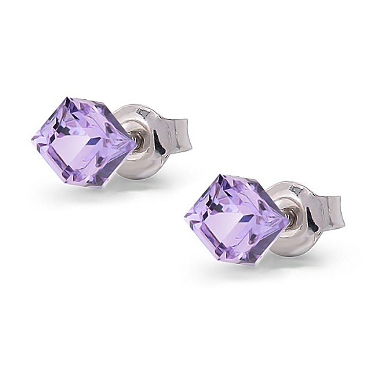 

Серьги KOBI KOSTKA 6x6 мм со Swarovski модели 7740-1080-11-32