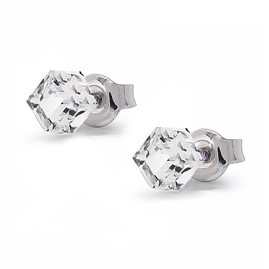

Серьги KOBI KOSTKA 6x6 мм со Swarovski модели 7740-1080-02-32