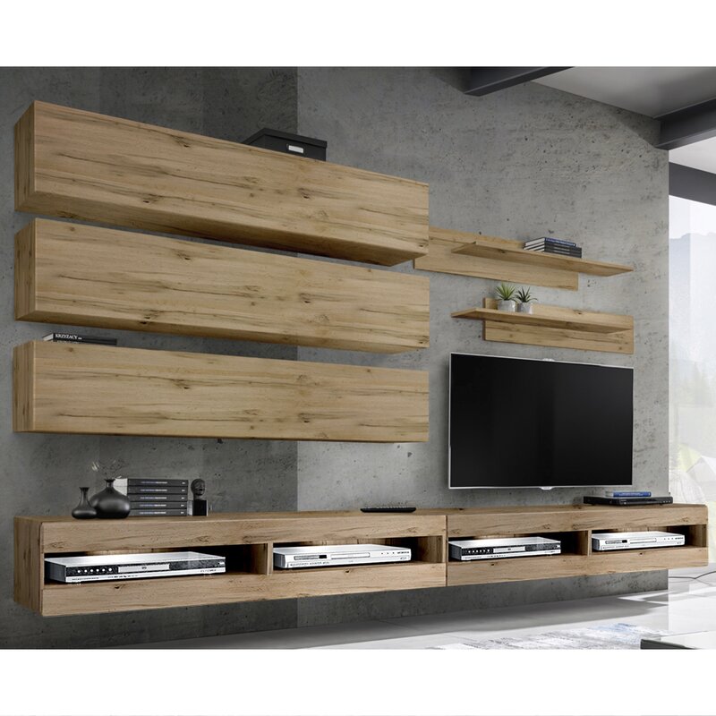 

Стенка в гостинную Loney настенная для TV с диагональю 70" (WFR-134880)