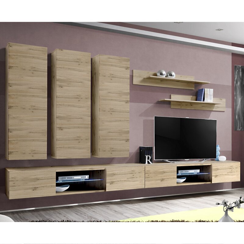 

Стенка в гостинную FLYE1 настенная для TV с диагональю 70" (WFR-134947)