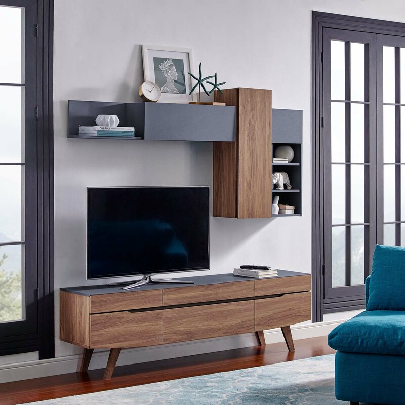 

Стенка в гостинную Telford для TV с диагональю 85" (WFR-135907)