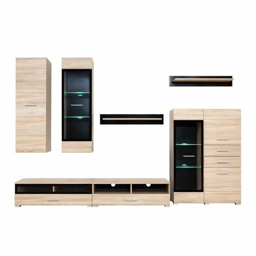 

Стенка в гостинную Lewis для TV с диагональю 78" (WFR-115514)