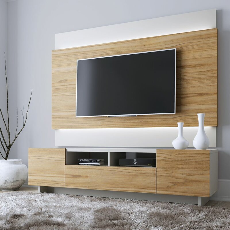 

Стенка в гостинную Olympie настенная для TV с диагональю 65" (WFR-148416)