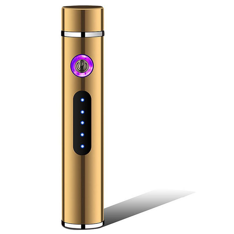 

Зажигалка USB электроимпульсная USB ZGP-2 сенсорная на 2 дуги (Золото) (Jiju)