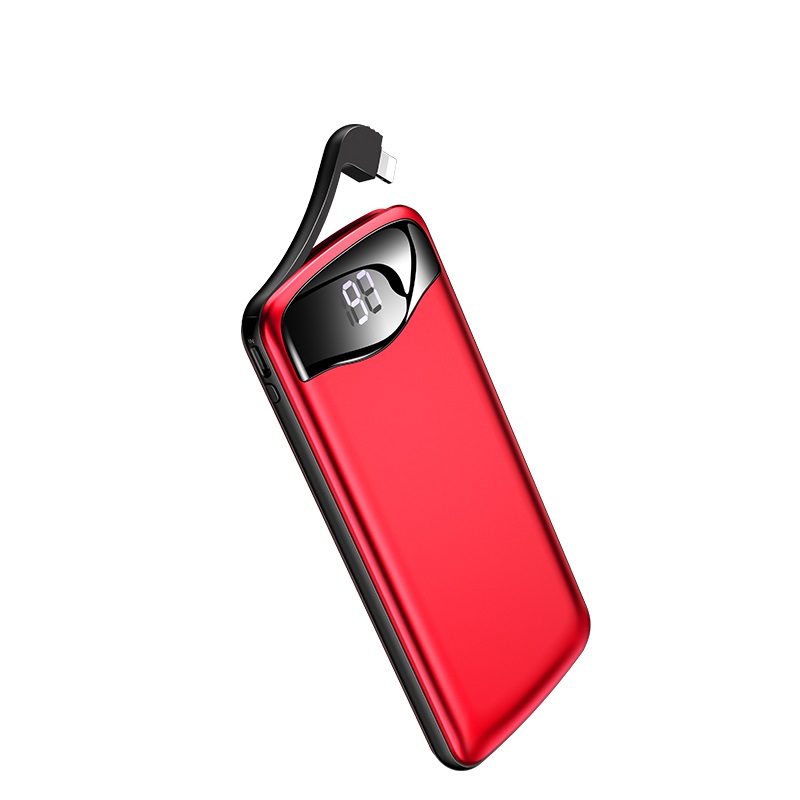 

УМБ USAUS US-CD90 PB28 Digital Display With Cable 10000mAh |1USB/1Lightning, 2.1A| red