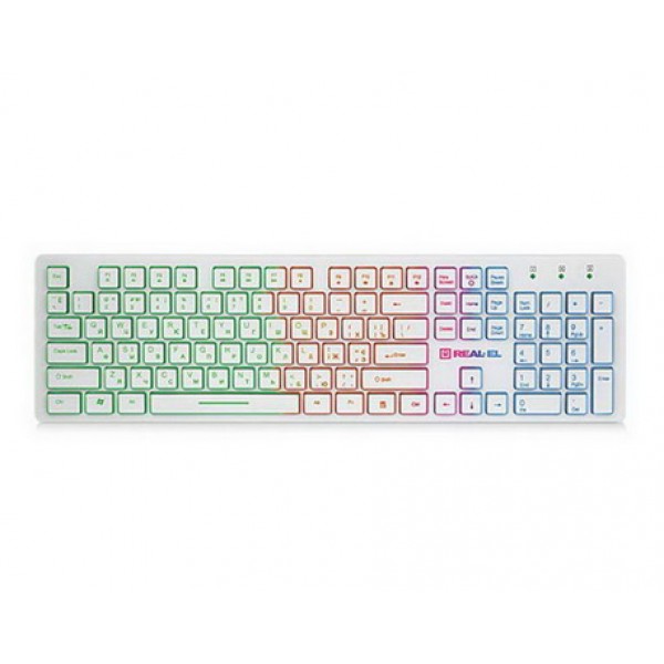 

Клавиатура REAL-EL Comfort 7070 White USB UAH