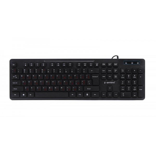 

Клавиатура Gembird KB-MCH-04-UA Black USB UKR