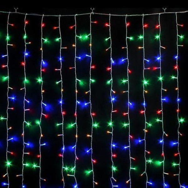 

Гирлянда Гирлянда штора 320-400 LED 3х3 м Ave светодиодная штора гирлянда разные цвета