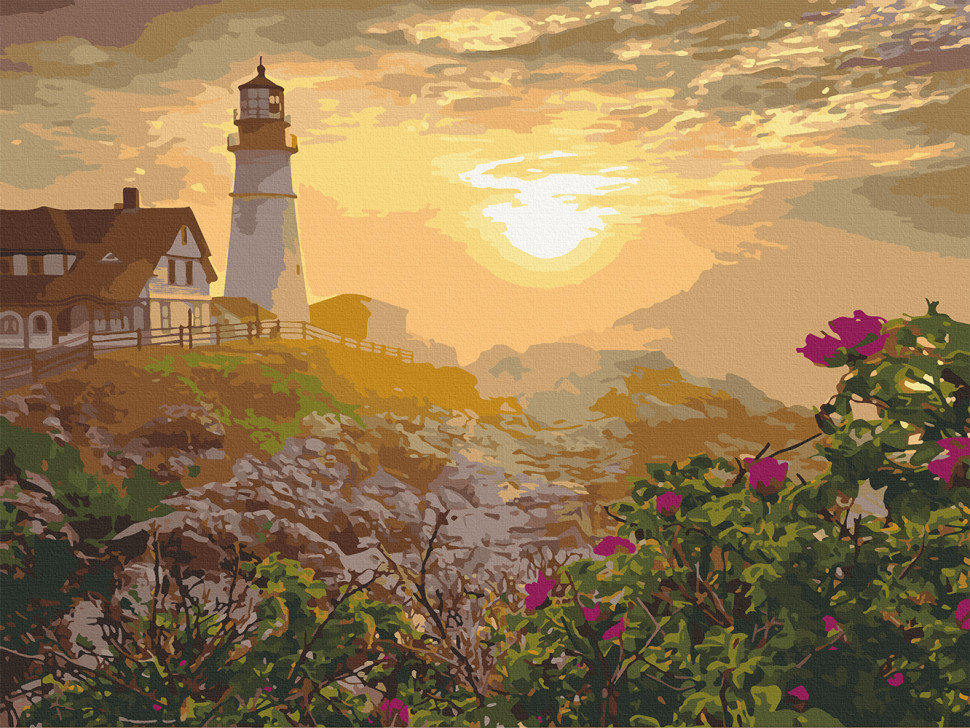 

Картина по номерам. Art Craft "Маяк в Портленде. США" 40х50 см 10549-AC