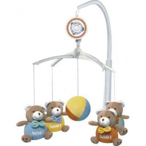 

Карусель музыкальная с плюшевыми игрушками Baby Mix, Мишки-Baby 11895