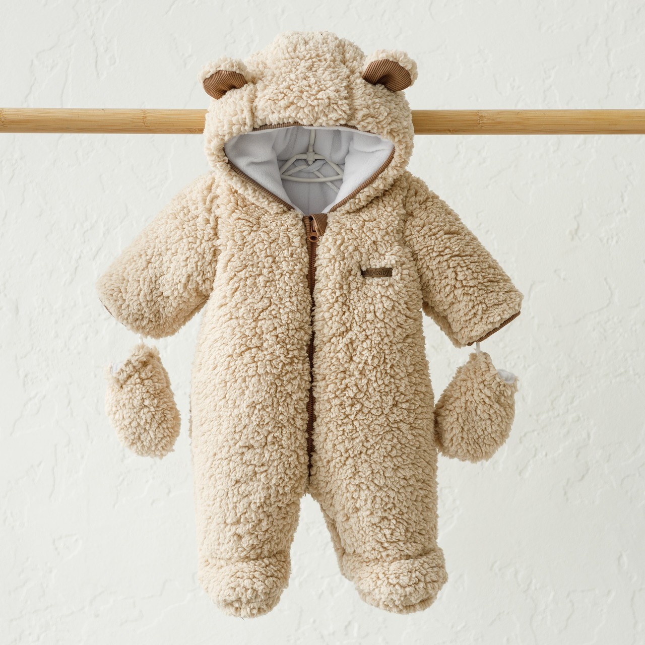 

Демисезонный комбинезон "Teddy" 68см (3-6мес.) бежевый