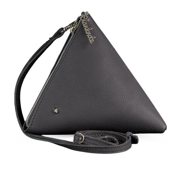 

Сумка женская пирамида кожаная BlankNote черная BN-BAG-25-onyx