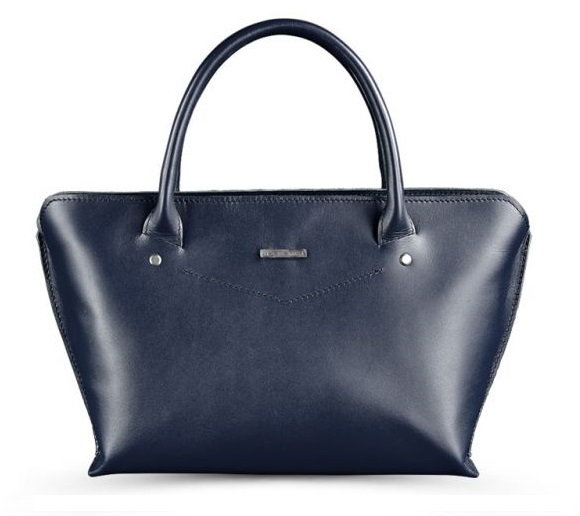 

Сумка женская кожаная BlankNote MIDI темно-синяя BN-BAG-24-navy-blue