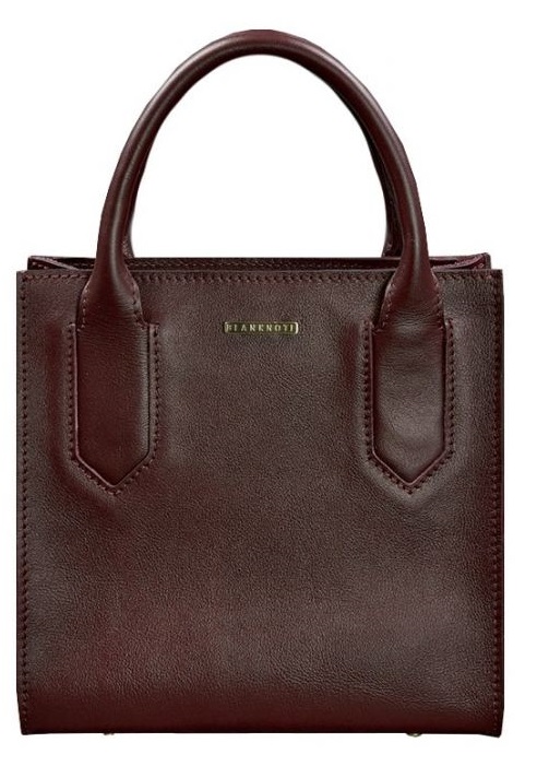 

Сумка-кроссбоди женская кожаная BlankNote бордовая BN-BAG-28-vin