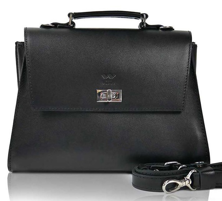 

Сумка женская кожаная The Wings CLASSIC черная TW-Classic-black-ksr