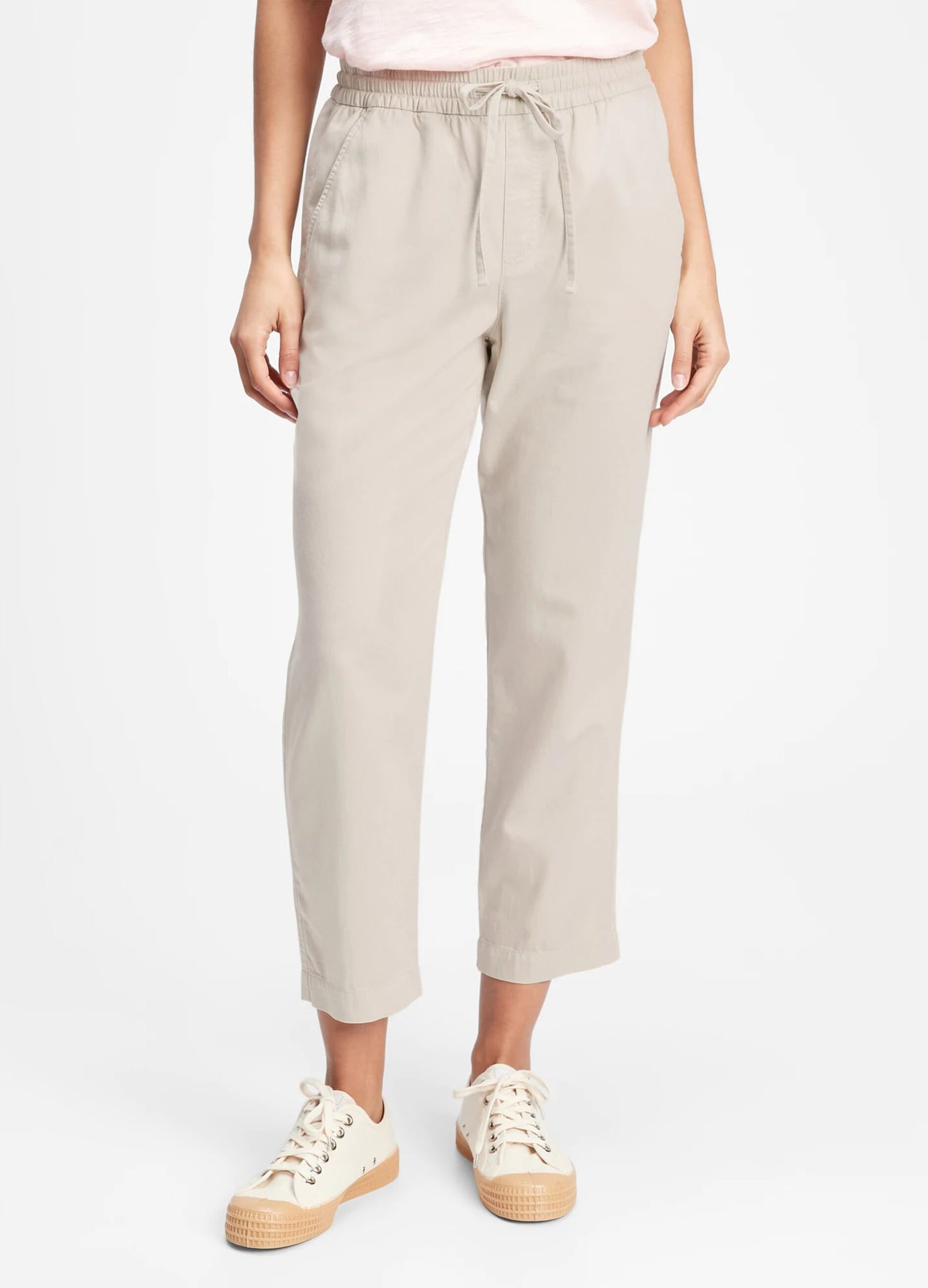 

Женские хлопковые штаны GAP 1159757755 (Серый, M)