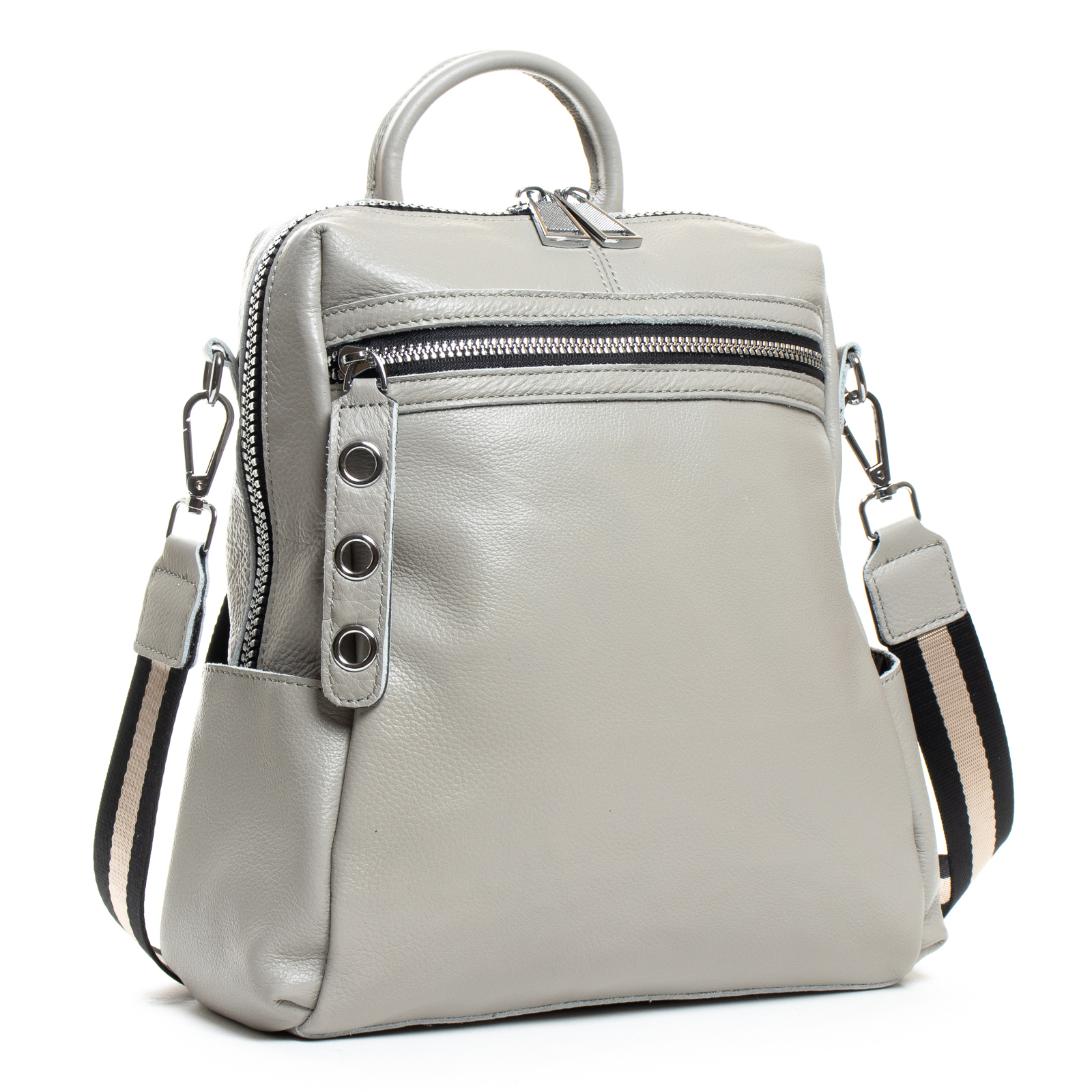 

Сумка Женская Рюкзак кожа ALEX RAI 31-8781-9 l-grey