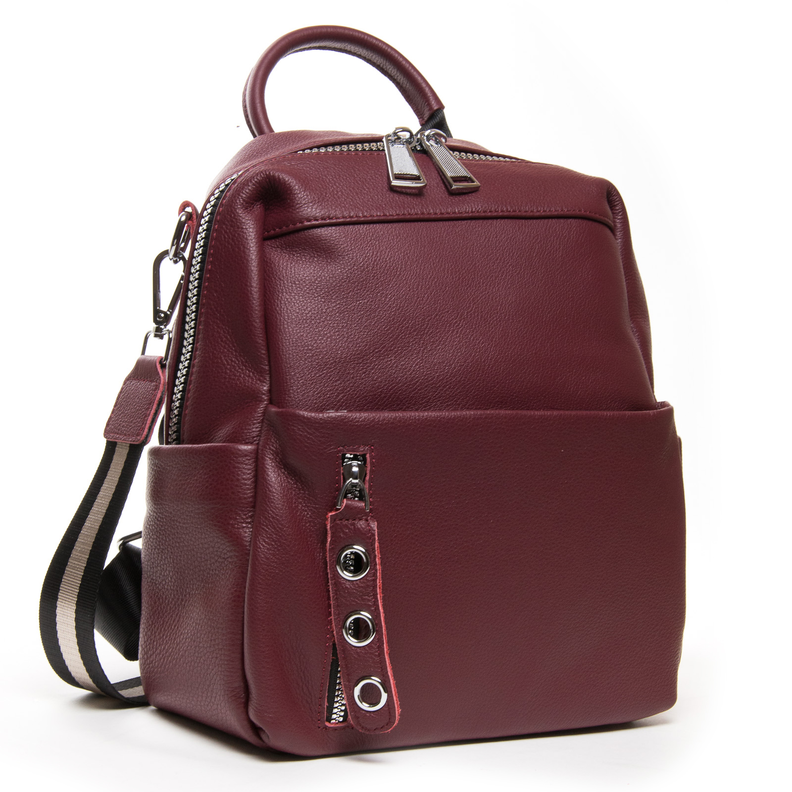 

Сумка Женская Рюкзак кожа ALEX RAI 27-8903-9 red-wine