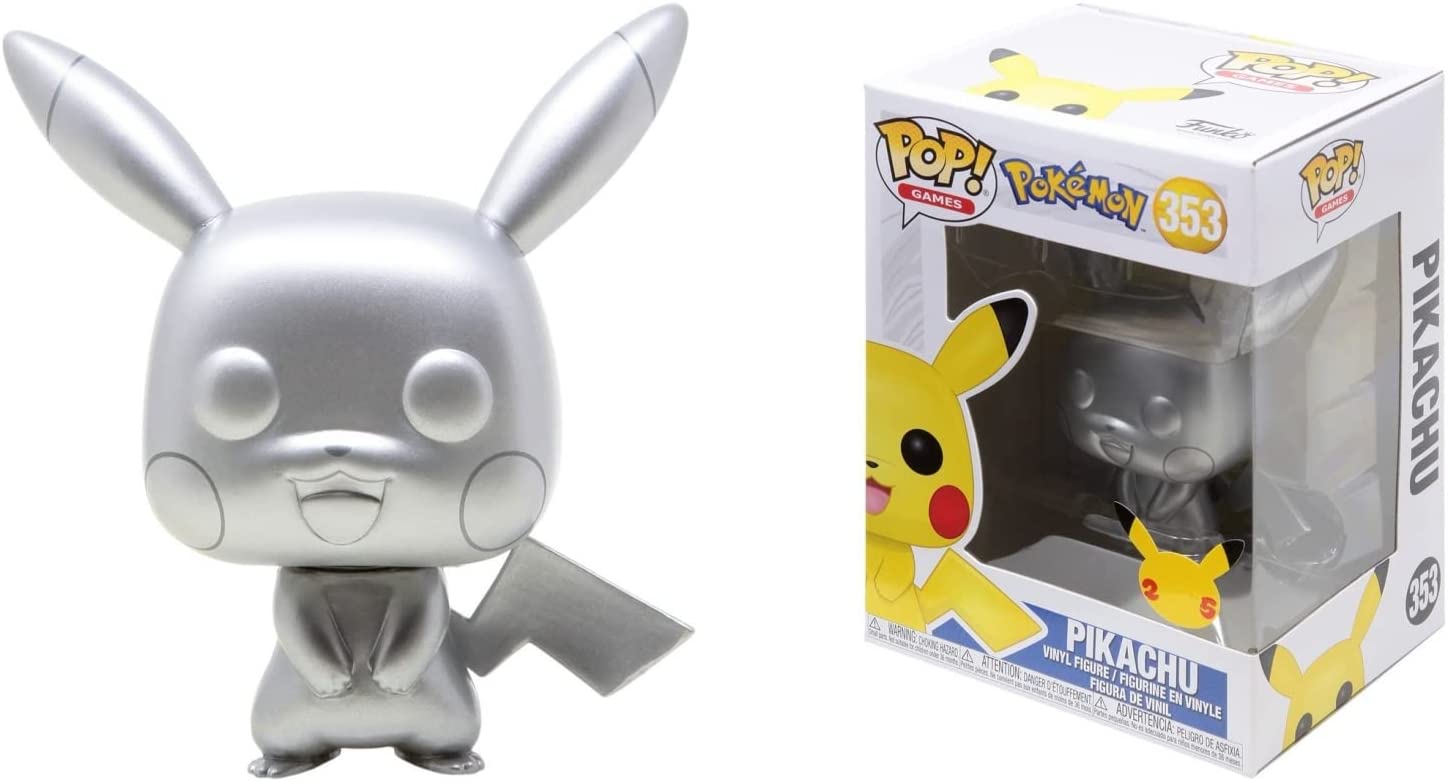 

Фигурка Фанко Покемон - Пикачу Серебристый № 353 Pokemon Pokemon - Pikachu Funko Pop 56309