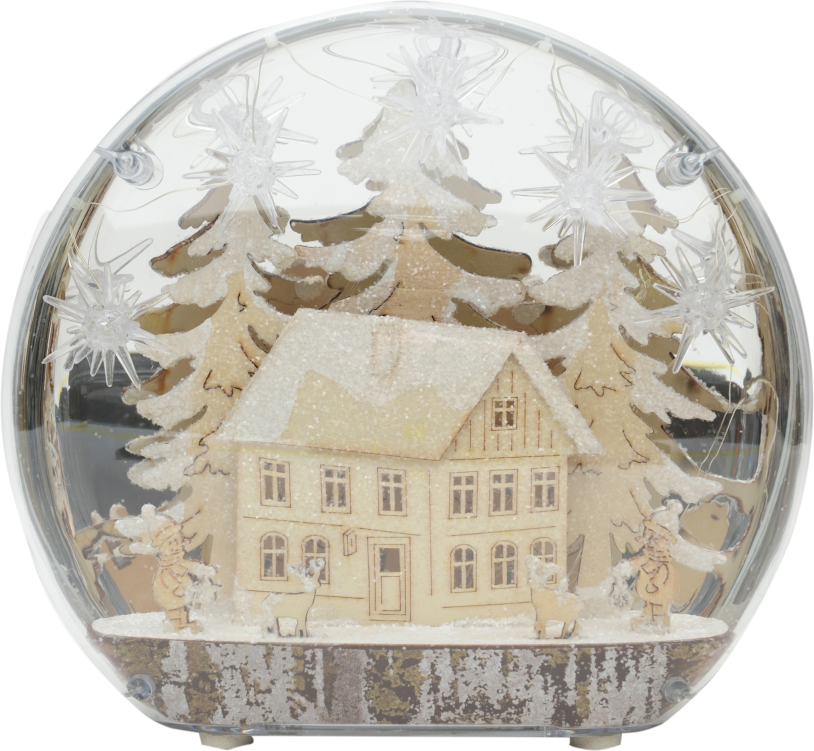 

Декоративный светильник Christmas Decoration Дом в лесу 25x6x22 см (CAA130441_дом в лесу)