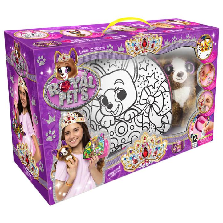 

Набор креативного творчества "ROYAL PET’S" Danko Toys RP-01 сумочки с собачками (Violet)