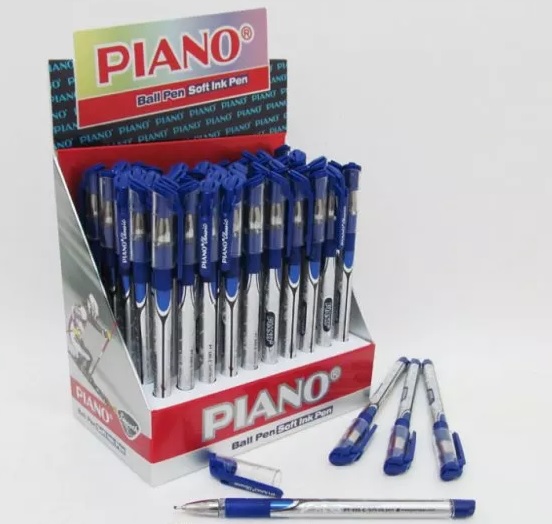 

Ручка масляная"Piano" "Classic " черн, грип, 50шт в упак. 195_50_bl
