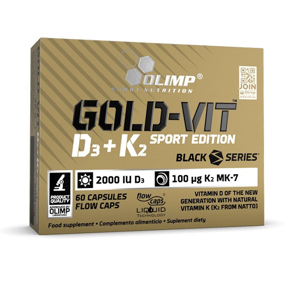 

Витамины Olimp Gold D3+K2 2000 Sport Edition 60 капсул