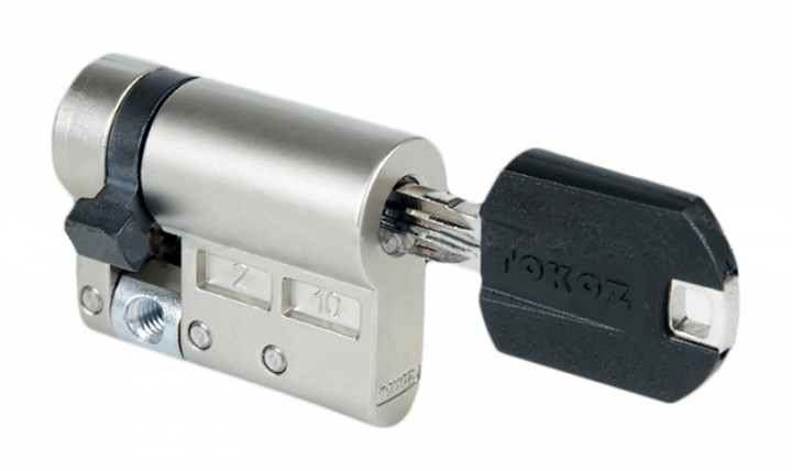 

Цилиндр TOKOZ PRO 300 половинка/ключ 55мм(10х45)
