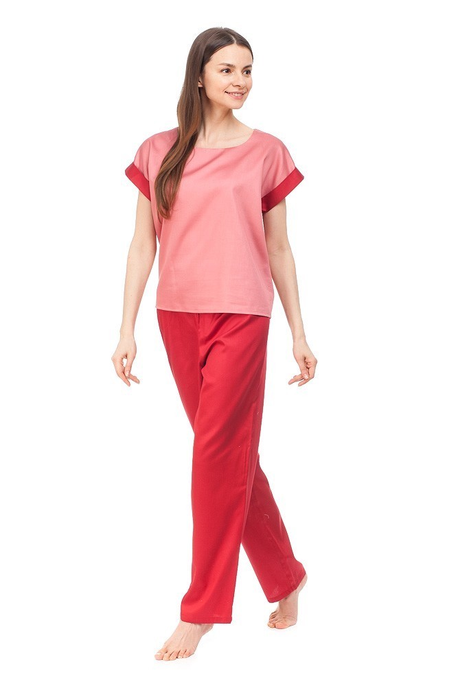 

Пижама сатиновая NOSTRA T Rose XL