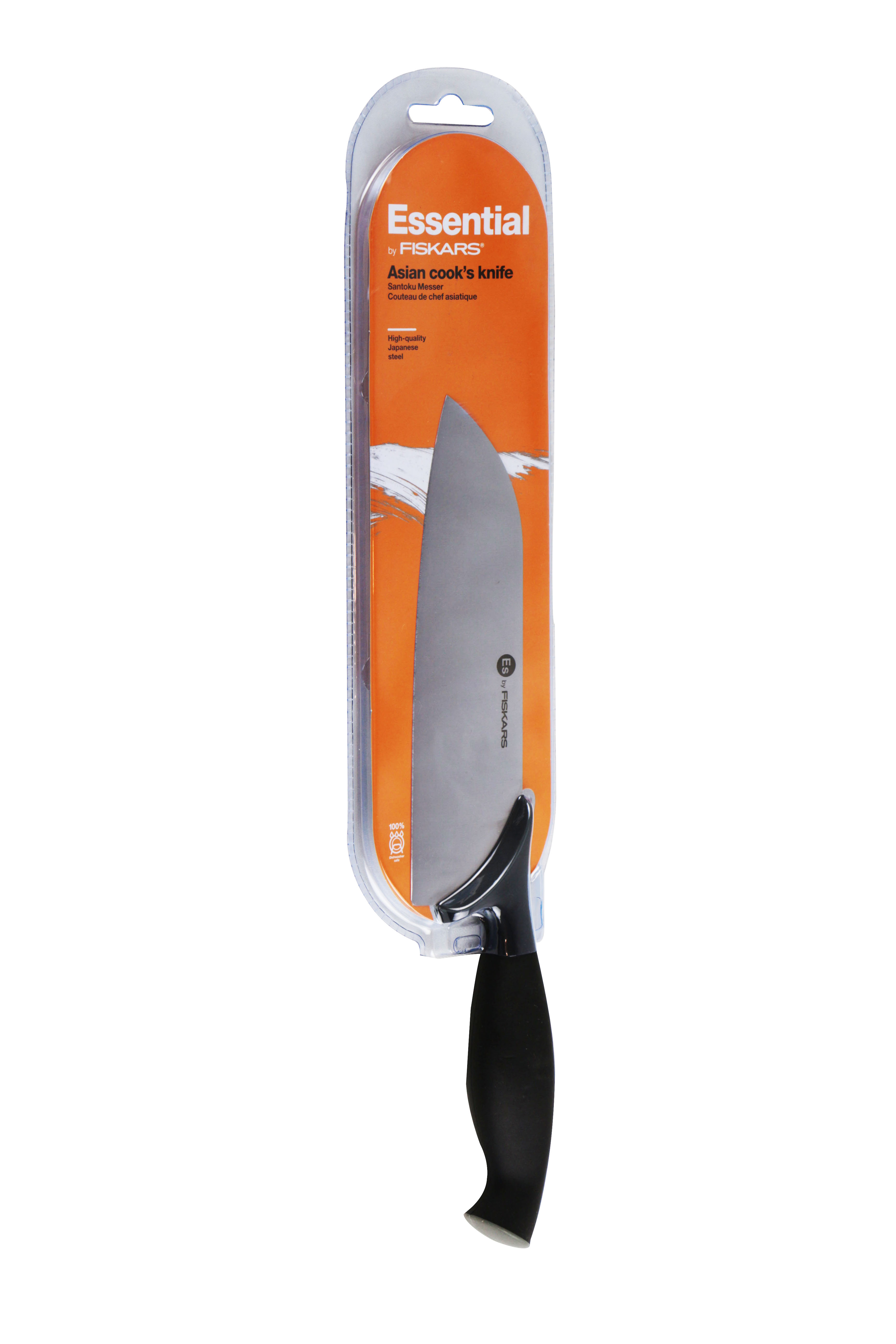 

Кухонный нож Азиатский Fiskars Essential черный-стальной LI-111561