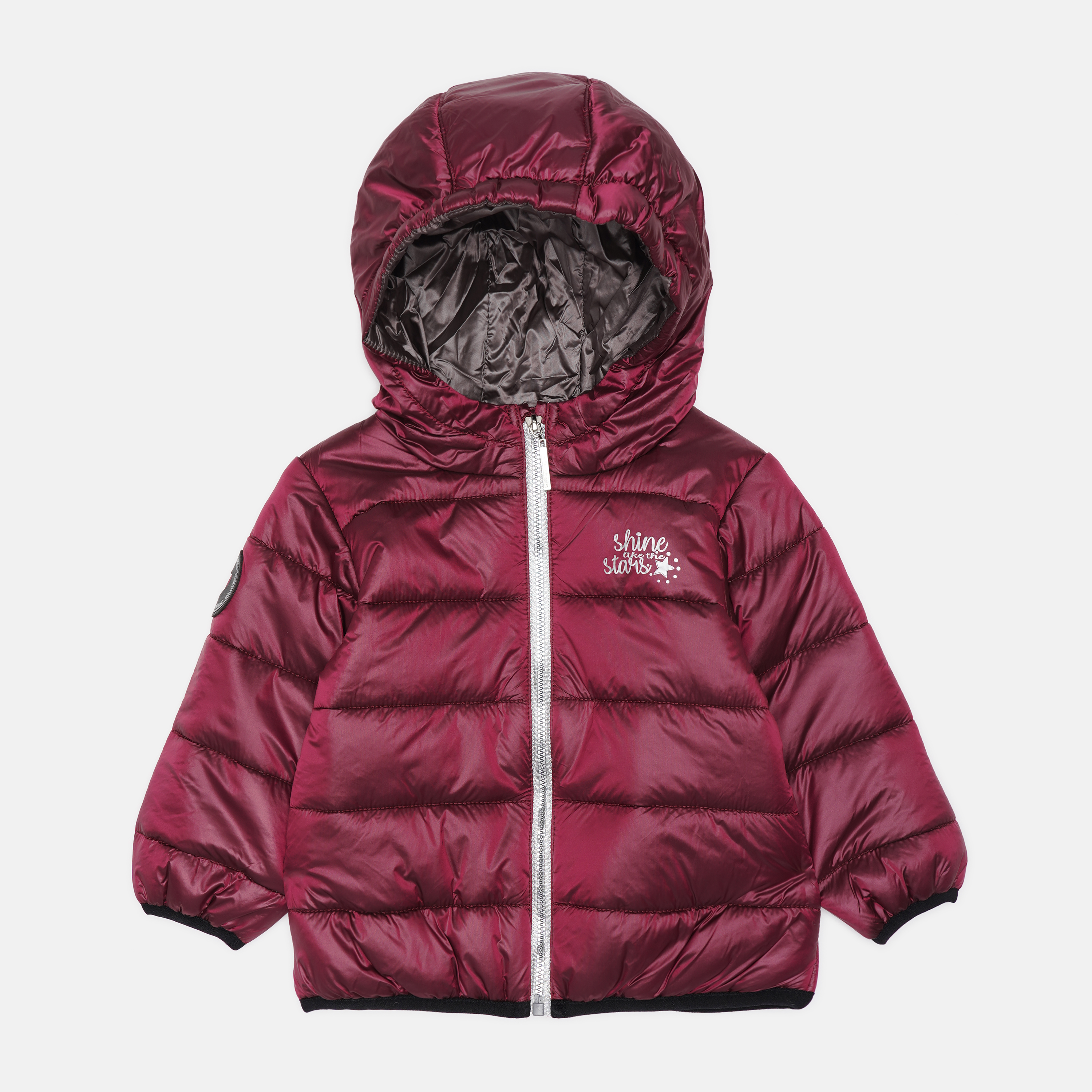Акция на Дитяча демісезонна куртка для дівчинки Evolution 25-ВД-20 98 см Бордо от Rozetka
