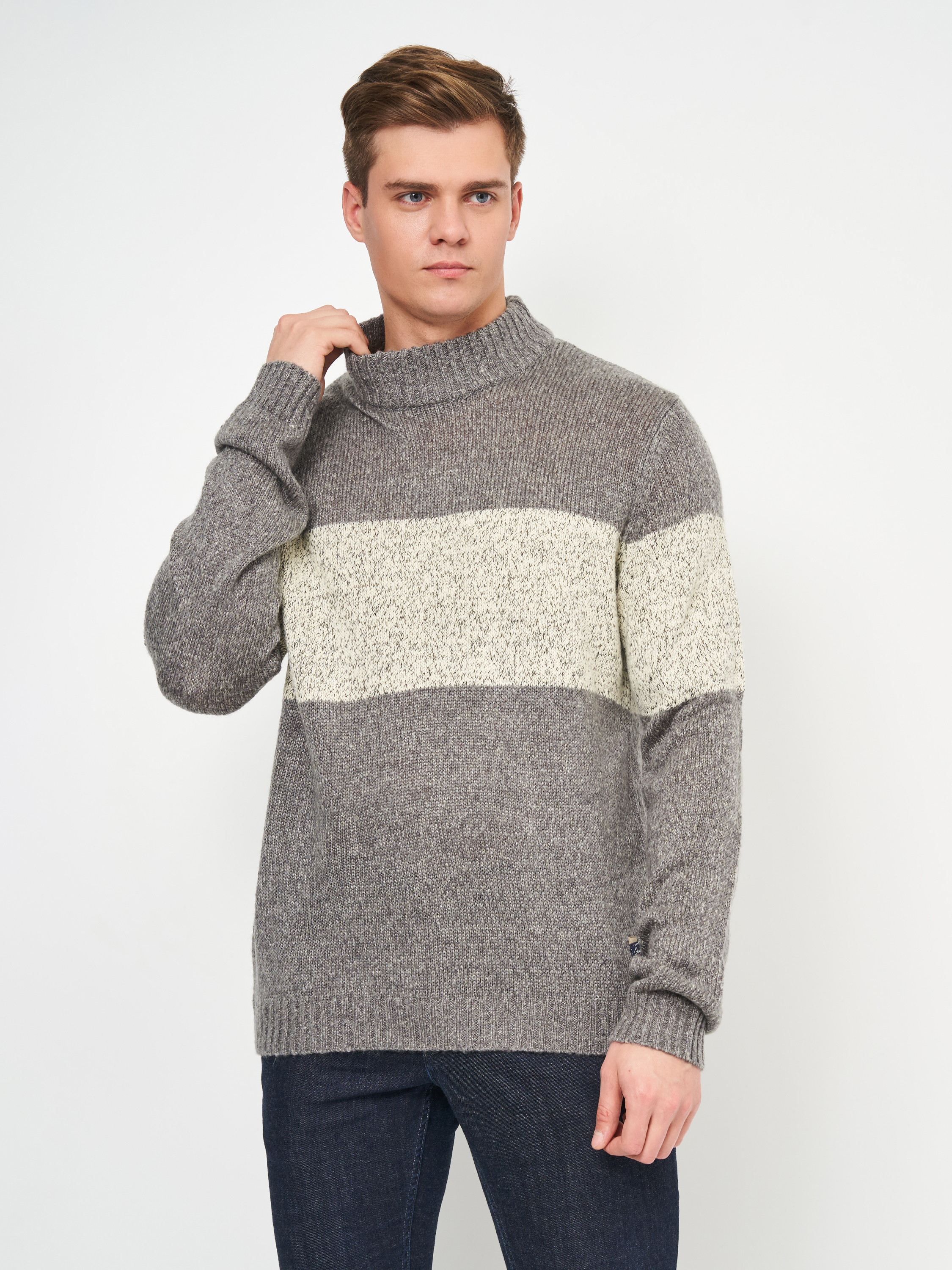 

Свитер Jack & Jones XAZ258118THWJ  Темно-серый/Серый, Свитер Jack & Jones XAZ258118THWJ L Темно-серый/Серый