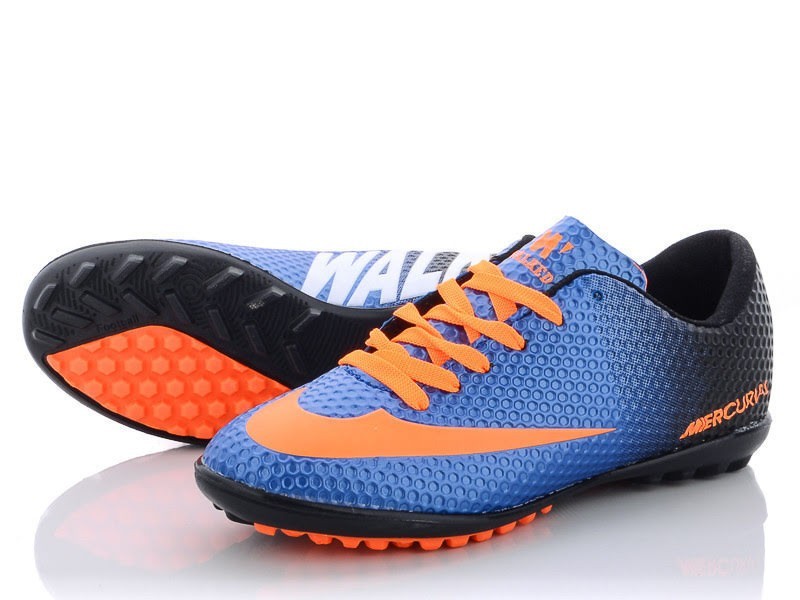 

Сороконожки (многошиповки) Walked Mercurial 04 44 размер 28 см blue/orange