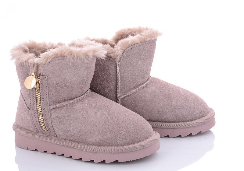 

Натуральные угги Kimboo TM2151-2F 30 для девочек пудровый