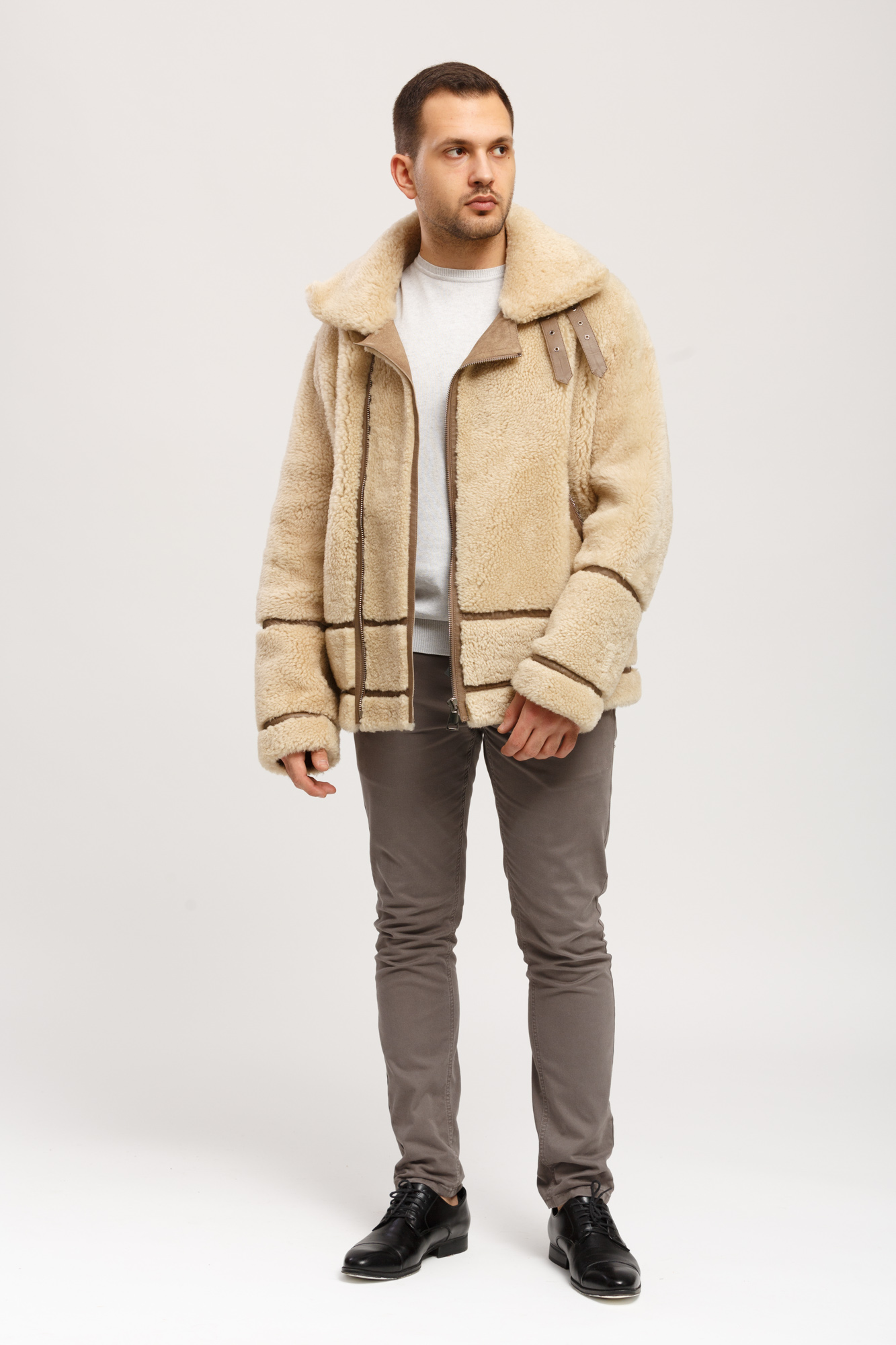 

Дублёнка HiperBol 50 Бежевый (20-KK-55045)