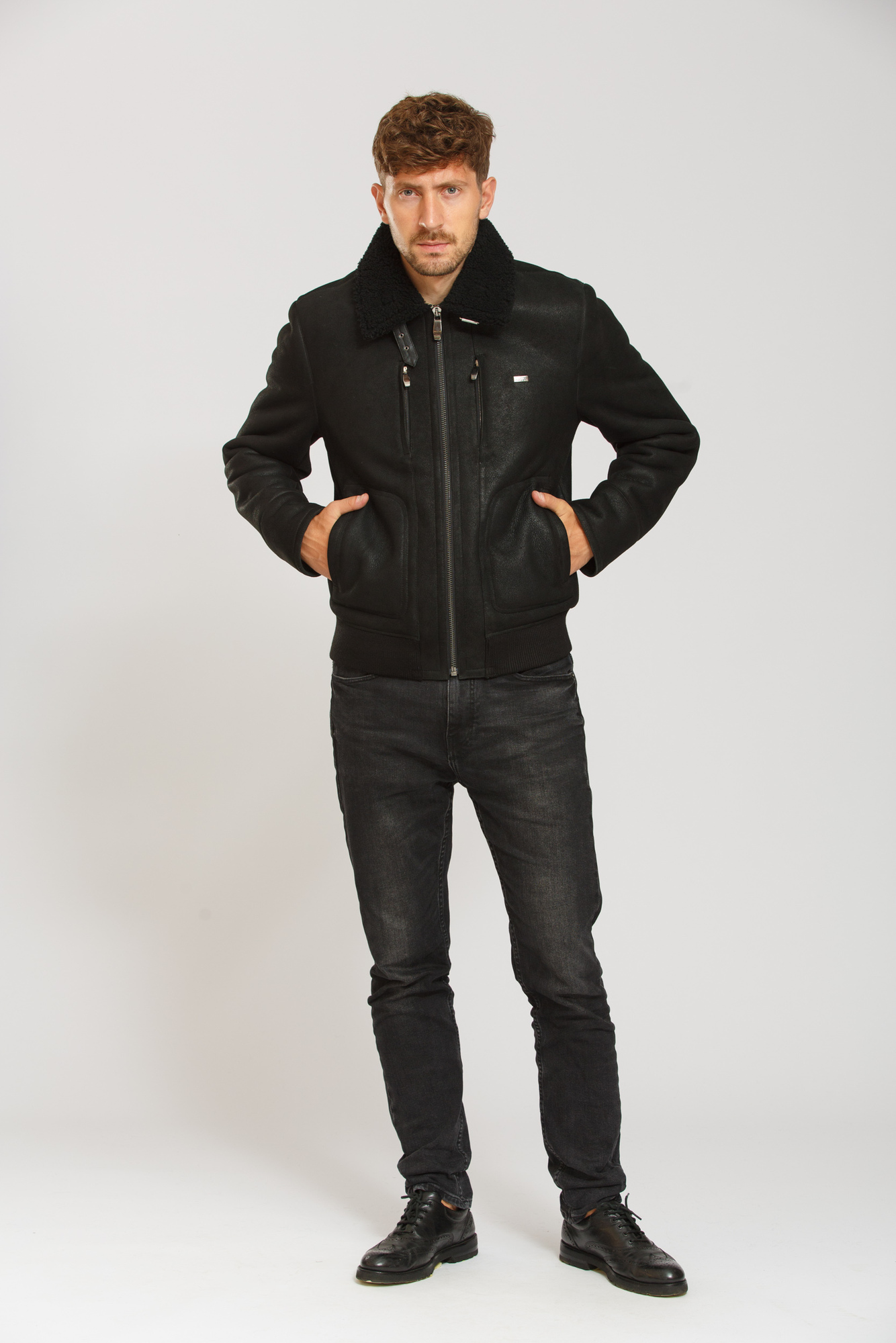 

Дубленка CVK Brand 48 Черный (21-21315)