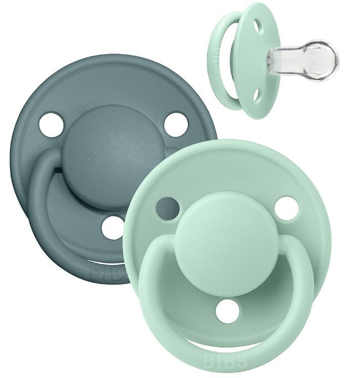 

Пустышка BIBS De Lux Mint+Island Sea 0-36 мес. 2 шт.