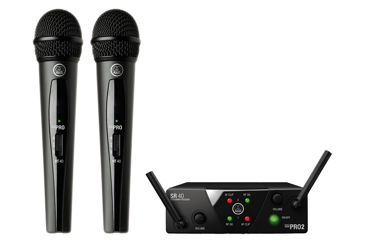 

Микрофонная радиосистема AKG WMS40 Mini2 Vocal Set BD US45A/C EU/US/UK