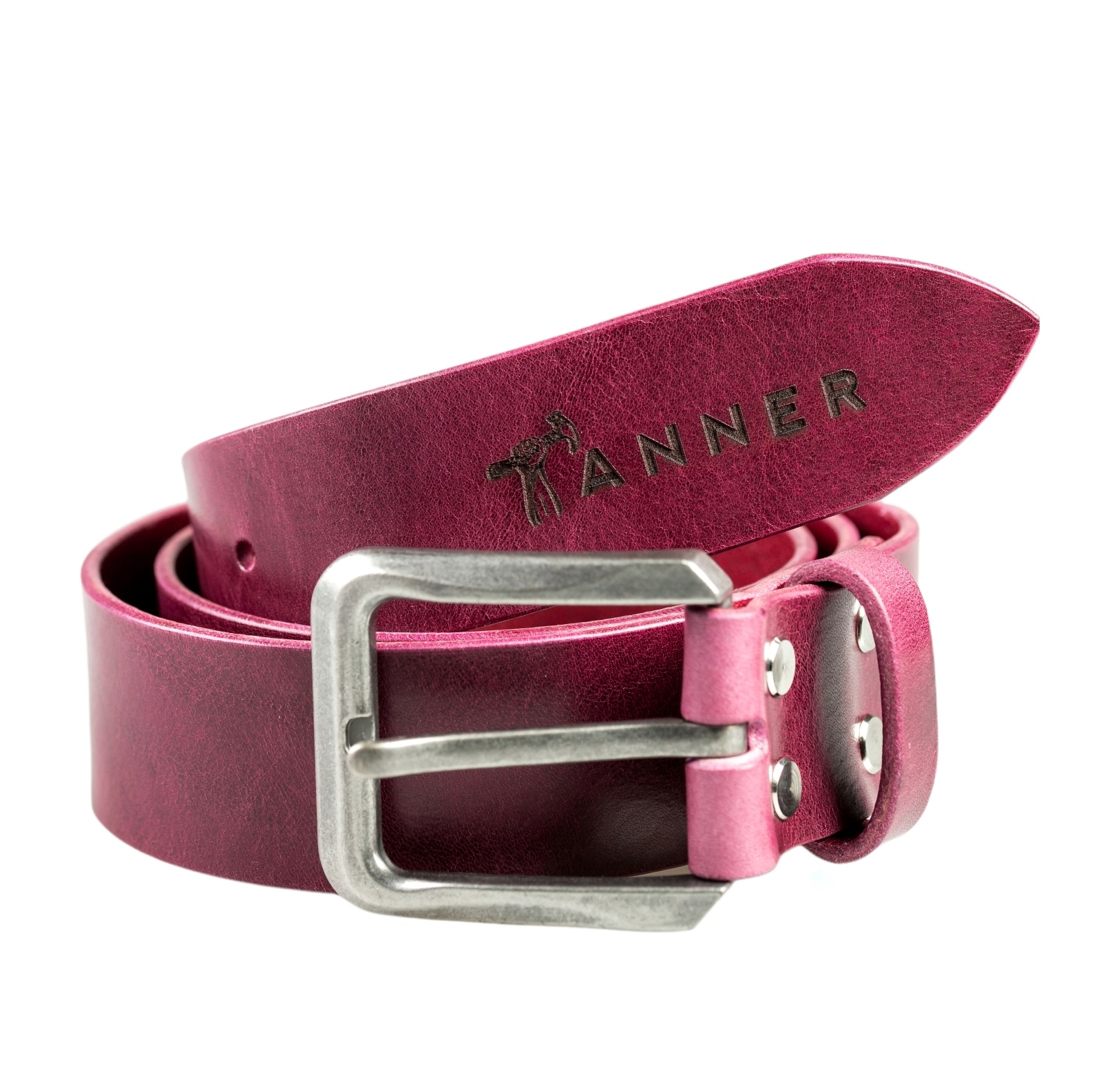 

Ремінь Tanner CASUAL BURGUNDY 95 см Бордовый