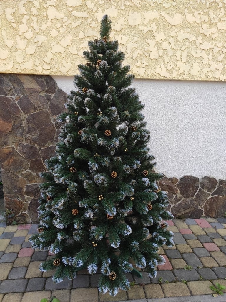 

Елка Кармен с шишками и жемчугом 1.50 м Золото