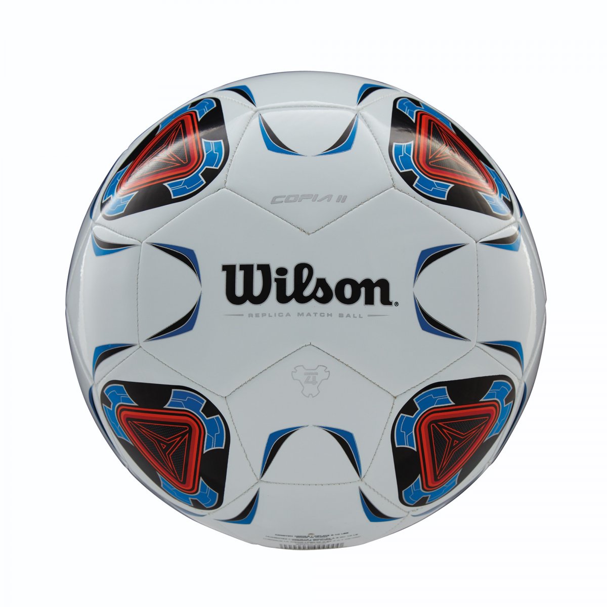 

Мяч футбольный Wilson COPIA II №4 белый WTE9210XB04
