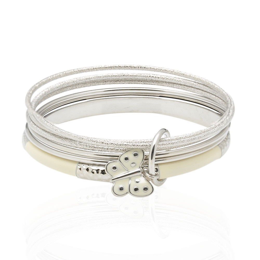 

Женский браслет на руку серебряный (7513) вариант 04