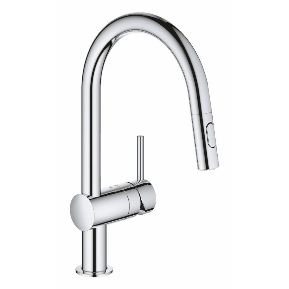 

Смеситель для кухни с выдвижным изливом Grohe Minta 32321002