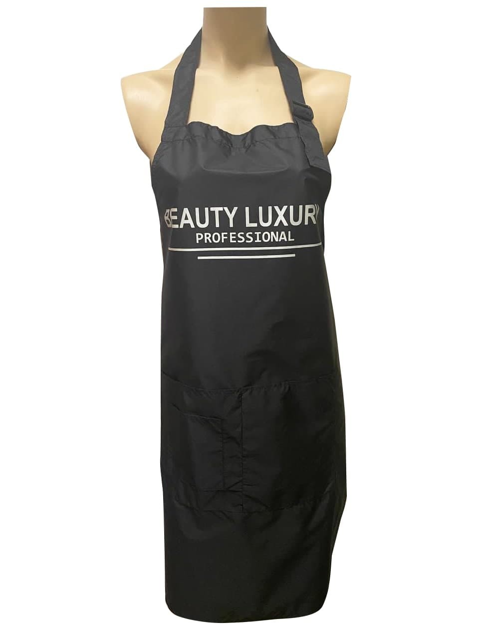 

Фартук односторонний Beauty LUXURY черный длинный "Long" AH-02A